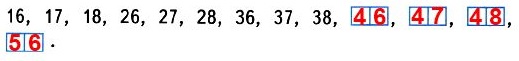 37.  ,     ,       . 16, 17, 18, 26, 27, 28, 36, 37, 38