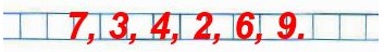 1) ,        ,     : 21, 9, 12, 6, 18, 27.