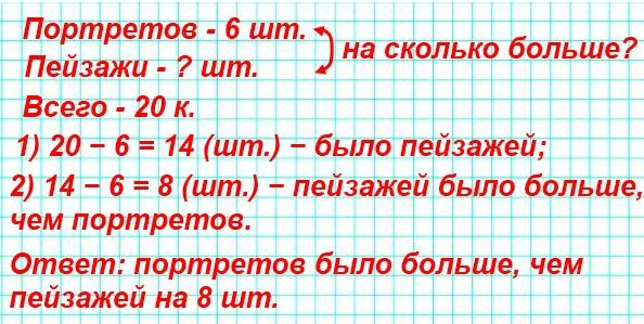 задача 7 стр 52 математика 3 класс 1 часть