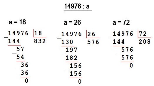  67    14976 : a,  a = 18; a = 26; a = 72