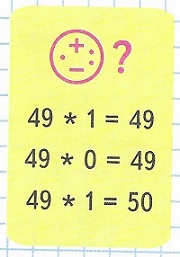     24 49 * 1 =49  
