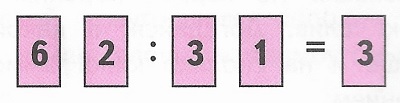 62 : 31 = 3    78  4  1 