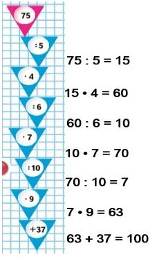  75 : 5 * 4 : 6 * 7 : 10 * 9 + 37