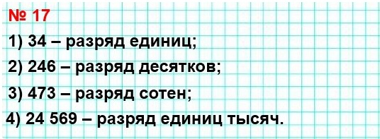  5   17.  ,     4   : 1) 34; 2) 246; 3) 473; 4) 24569.