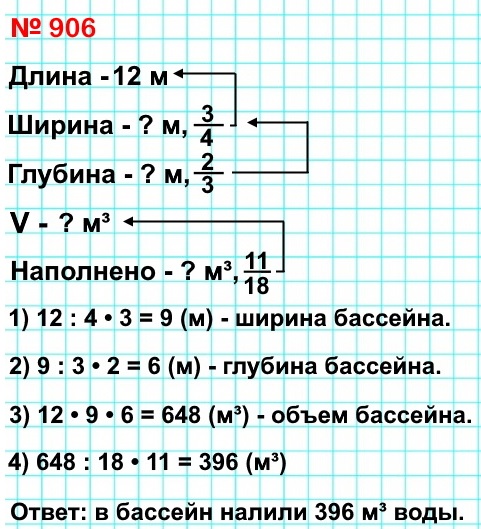  5   906.    12 ,    3/4 ,    2/3 .    11/18  .       ?