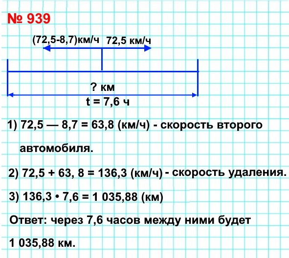  5   939.          .     72,5 /,   8,7 / ,   .       7,6    ?